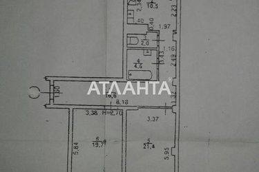 2-rooms apartment apartment by the address st. Dyukovskaya Nagornaya (area 74,8 m²) - Atlanta.ua - photo 17