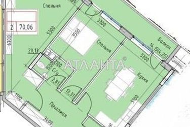 1-room apartment apartment by the address st. Mayachnyy per (area 77,9 m²) - Atlanta.ua - фото 10