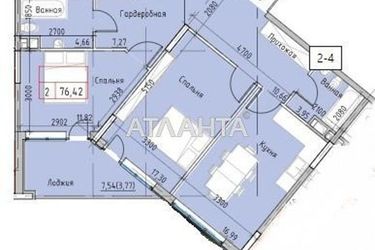 1-room apartment apartment by the address st. Mayachnyy per (area 77,9 m²) - Atlanta.ua - фото 10