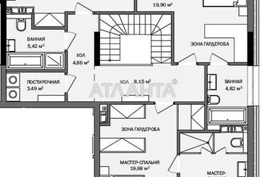 4+-rooms apartment apartment by the address st. Frantsuzskiy bul Proletarskiy bul (area 208 m²) - Atlanta.ua - imageAlt 11
