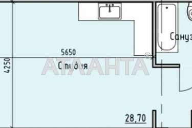 1-комнатная квартира по адресу ул. Приморская (площадь 49,6 м²) - Atlanta.ua - фото 4