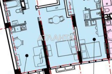 2-rooms apartment apartment by the address st. Gogolya (area 43,1 m²) - Atlanta.ua - фото 22