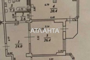 2-комнатная квартира по адресу Глушко ак. Пр. (площадь 104 м²) - Atlanta.ua - фото 19