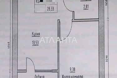 1-комнатная квартира по адресу ул. Спрейса (площадь 28,3 м²) - Atlanta.ua - фото 9