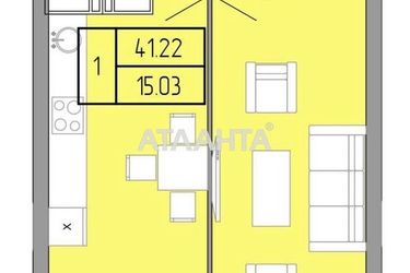1-комнатная квартира по адресу ул. Пишоновская (площадь 42 м²) - Atlanta.ua - фото 6