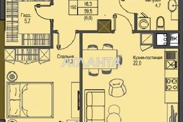 1-кімнатна квартира за адресою вул. Французький бульв. (площа 60,8 м²) - фото 9 1-кімнатна квартира за адресою вул. Французький бульв. (площа 60,8 м²) - Atlanta.ua - фото 9