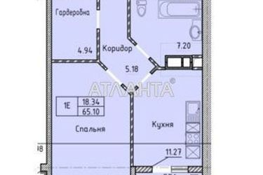 1-комнатная квартира по адресу Шевченко пр. (площадь 67,1 м²) - фото 12 1-комнатная квартира по адресу Шевченко пр. (площадь 67,1 м²) - Atlanta.ua - фото 12