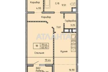 1-комнатная квартира по адресу Шевченко пр. (площадь 67,1 м²) - фото 20 1-комнатная квартира по адресу Шевченко пр. (площадь 67,1 м²) - Atlanta.ua - фото 20