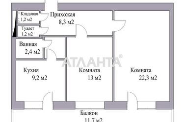 2-комнатная квартира по адресу ул. Франко Ивана (площадь 66 м²) - Atlanta.ua - фото 16