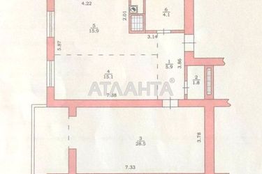 2-кімнатна квартира за адресою вул. Чехова (площа 74,9 м²) - Atlanta.ua - фото 11