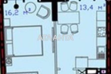 1-комнатная квартира по адресу ул. Дружбы народов (площадь 43,4 м²) - Atlanta.ua - фото 15