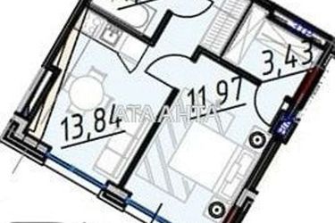 1-комнатная квартира по адресу Фонтанская дор. (площадь 33,4 м²) - Atlanta.ua - фото 8