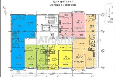 1-комнатная квартира по адресу ул. Еврейская (площадь 62 м²) - фото 15 1-комнатная квартира по адресу ул. Еврейская (площадь 62 м²) - Atlanta.ua - фото 15