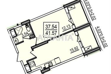 1-кімнатна квартира за адресою вул. Дача Ковалевського (площа 41,6 м²) - Atlanta.ua - фото 14