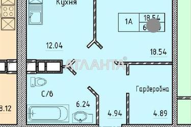 1-комнатная квартира по адресу Шевченко пр. (площадь 65,9 м²) - Atlanta.ua - фото 19