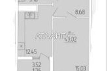 1-комнатная квартира по адресу ул. Краснова (площадь 43,3 м²) - Atlanta.ua - фото 10