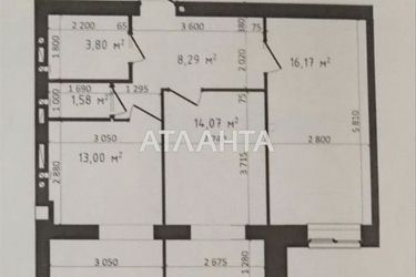 2-комнатная квартира по адресу ул. Сахарова (площадь 56,9 м²) - Atlanta.ua - фото 17