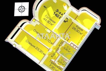 3-комнатная квартира по адресу ул. Березовая (площадь 142 м²) - Atlanta.ua - фото 52