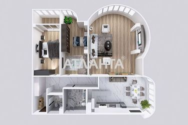 3-комнатная квартира по адресу ул. Березовая (площадь 142 м²) - Atlanta.ua - фото 54