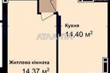 1-комнатная квартира по адресу ул. Сахарова (площадь 39,0 м²) - Atlanta.ua - фото 8