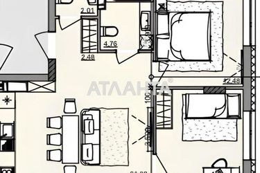 2-кімнатна квартира за адресою вул. Бочарова ген. (площа 56,8 м²) - фото 14 2-кімнатна квартира за адресою вул. Бочарова ген. (площа 56,8 м²) - Atlanta.ua - фото 14