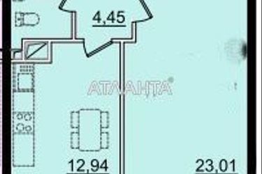 1-room apartment apartment by the address st. Sakharova (area 46,4 m²) - Atlanta.ua - фото 10