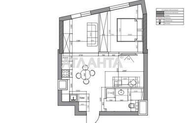 2-кімнатна квартира за адресою вул. Чубаївська (площа 47,9 м²) - Atlanta.ua - imageAlt 46
