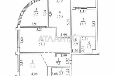 3-rooms apartment apartment by the address st. Franko Ivana (area 100 m²) - Atlanta.ua - photo 15