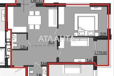 2-кімнатна квартира за адресою вул. Чехова (площа 61 м²) - Atlanta.ua - фото 20