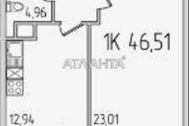 1-room apartment apartment by the address st. Sakharova (area 46,4 m²) - Atlanta.ua - фото 7