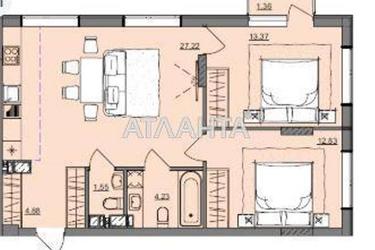 2-rooms apartment apartment by the address st. Bocharova gen (area 65,4 m²) - Atlanta.ua - фото 10