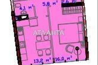 1-кімнатна квартира за адресою вул. Гоголя (площа 41,9 м²) - Atlanta.ua - фото 10