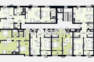 3-rooms apartment apartment by the address st. Shchurata V ul (area 82,2 m²) - фото 33 3-rooms apartment apartment by the address st. Shchurata V ul (area 82,2 m²) - Atlanta.ua - фото 33