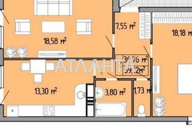 2-rooms apartment apartment by the address st. Pishonovskaya (area 69,1 m²) - Atlanta.ua - фото 13