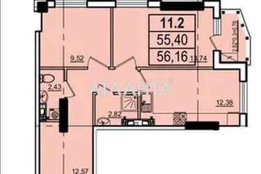 2-комнатная квартира по адресу Куликовский 2-й пер. (площадь 56,2 м²) - Atlanta.ua - фото 30