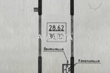 1-кімнатна квартира за адресою вул. Дача Ковалевського (площа 30,2 м²) - Atlanta.ua - фото 8