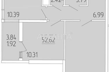 1-комнатная квартира по адресу ул. Краснова (площадь 53 м²) - Atlanta.ua - фото 7