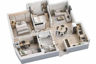 2-комнатная квартира по адресу ул. Чубаевская (площадь 65,9 м²) - Atlanta.ua - фото 35