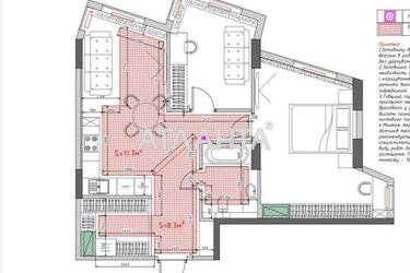 2-комнатная квартира по адресу ул. Чубаевская (площадь 68 м²) - Atlanta.ua - фото 33