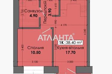 1-кімнатна квартира за адресою вул. Вʼячеслава Чорновола (площа 38,5 м²) - Atlanta.ua - imageAlt 8