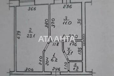 1-room apartment apartment by the address st. Tsvetaeva gen (area 45,9 m²) - Atlanta.ua - фото 24