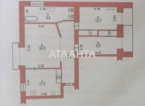 3-rooms apartment apartment by the address st. Mira pr Lenina (area 87,0 m2) - Atlanta.ua - photo 11