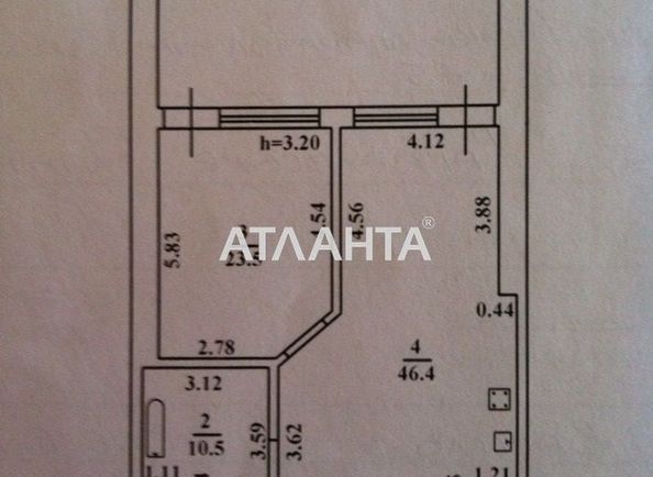 2-комнатная квартира по адресу ул. Гагаринское плато (площадь 120,6 м2) - Atlanta.ua - фото 16
