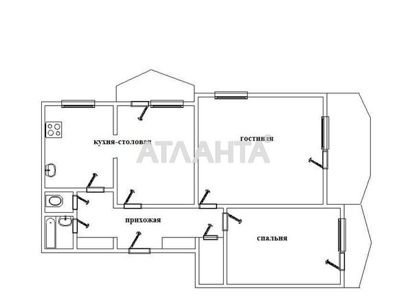 3-rooms apartment apartment by the address st. Dobrovolskogo pr (area 72,0 m2) - Atlanta.ua - photo 10