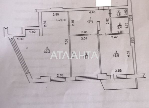 2-rooms apartment apartment by the address st. Radostnaya (area 80,2 m2) - Atlanta.ua - photo 2