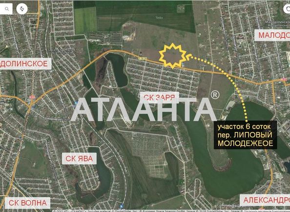 Landplot by the address st. Lipovyy per (area 6,0 сот) - Atlanta.ua