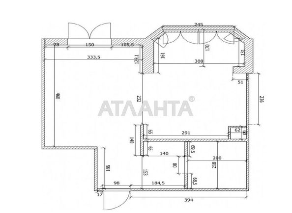 1-комнатная квартира по адресу ул. Радужный м-н (площадь 40,0 м2) - Atlanta.ua - фото 23