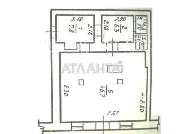 Коммерческая недвижимость по адресу ул. Большая арнаутская (площадь 64,0 м2) - Atlanta.ua - фото 2