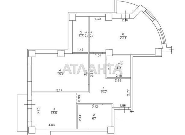 2-rooms apartment apartment by the address st. Pedagogicheskaya (area 83,0 m2) - Atlanta.ua - photo 18