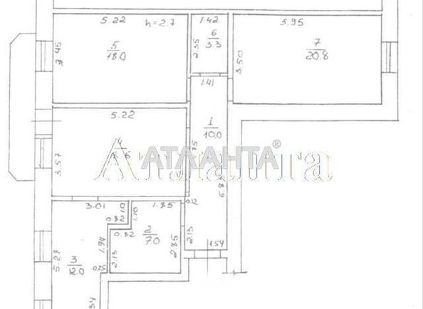 3-rooms apartment apartment by the address st. Dyukovskaya Nagornaya (area 96 m²) - Atlanta.ua - photo 9